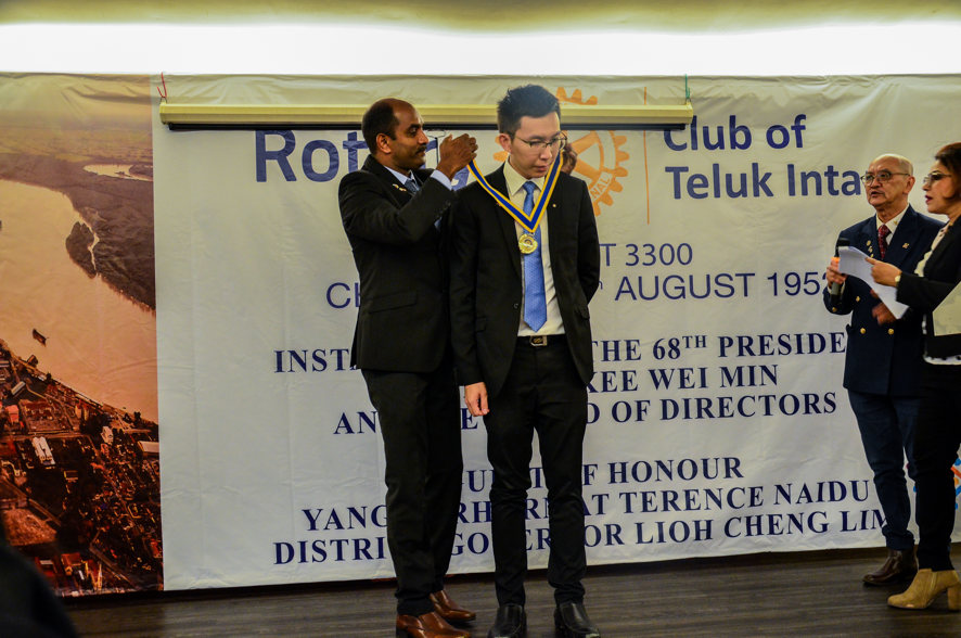 Installation of Rotarian Kee as the 68th President